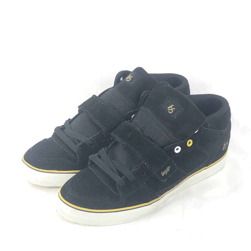 ES Theory 1.5 Mid Justin Eldridge Black White Gold 2008 U.S. Mens Size 10