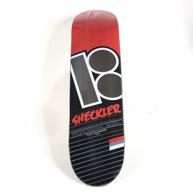 Plan B Ryan Sheckler Basic B Red/Black 7.75" Skateboard Deck 2007