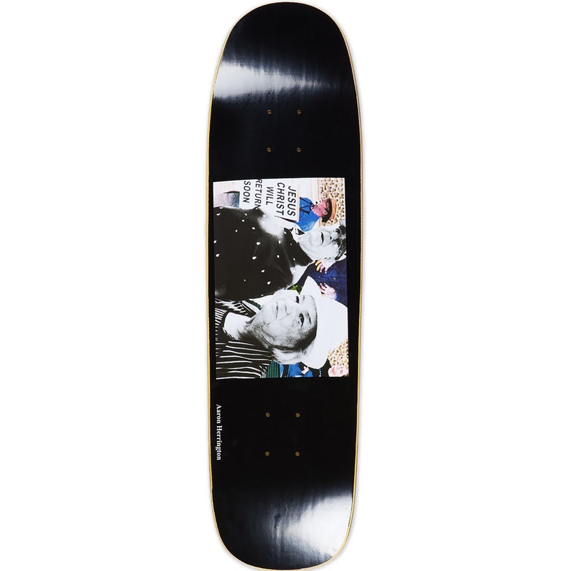 Aaron Herrington Return Soon Black 8.625 Skateboard Deck