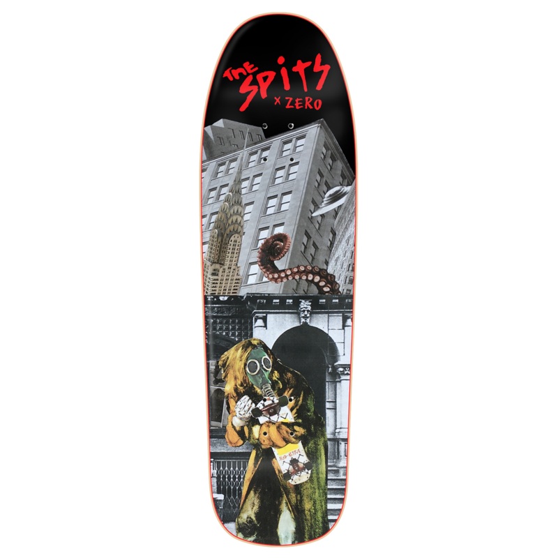 Zero x The Spits Vi Gas Mask Skateboard Deck