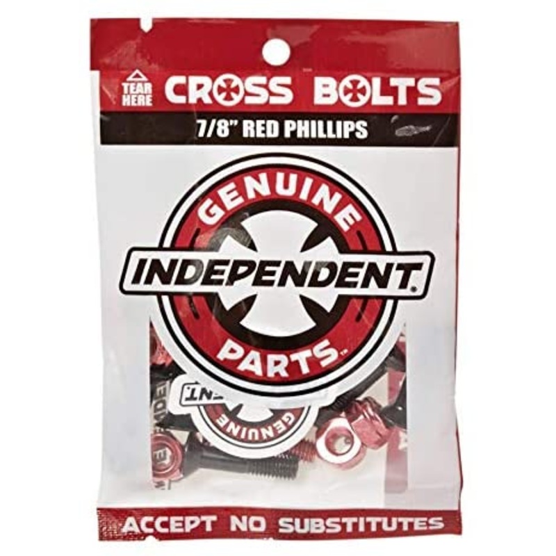 INDEPENDENT HARDWARE PHILLIPS 7/8" BLACK/RED