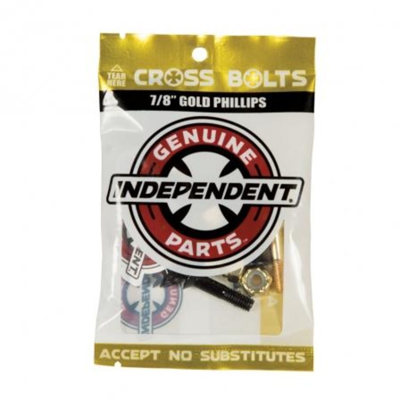 INDEPENDENT HARDWARE PHILLIPS BLACK/GOLD 7/8"