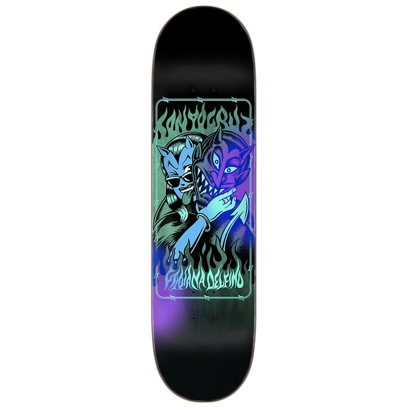 SANTA CRUZ DECK DELFINO DEVIL MASK (8.25")