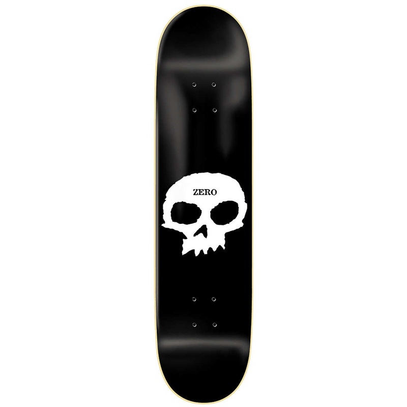 ZERO DECK - SINGLE SKULL (7.75"/8"/8.125"/8.25"/8.375"/8.5"/8.625"/8.75"/9")