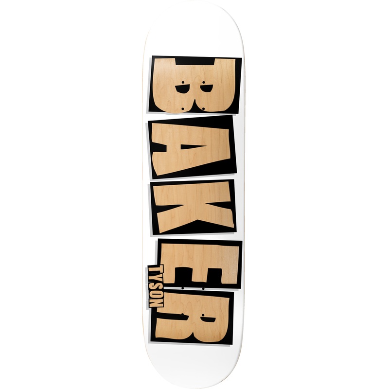 BAKER DECK - PETERSON BRAND NAME WHITE (8.5")