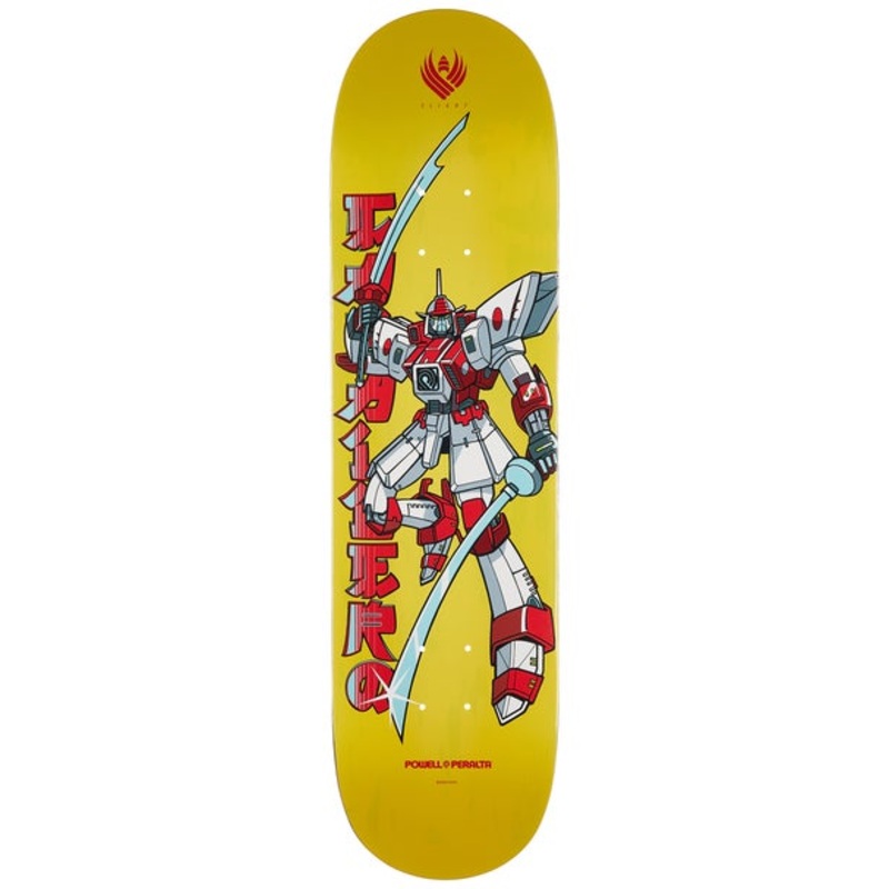POWELL PERALTA DECK CAB GUNDAM FLIGHT DECK YELLOW (8.25")