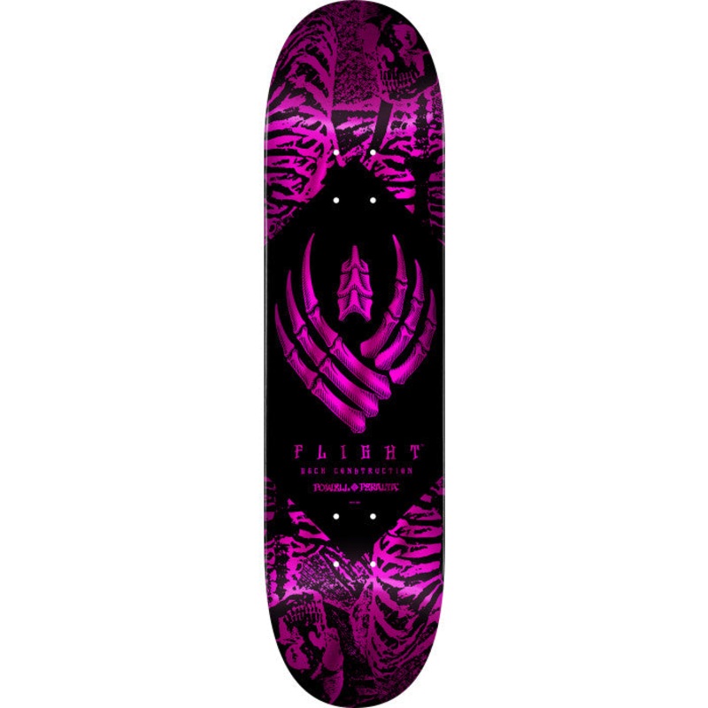 POWELL PERALTA DECK SKELETON FLIGHT PINK (8")