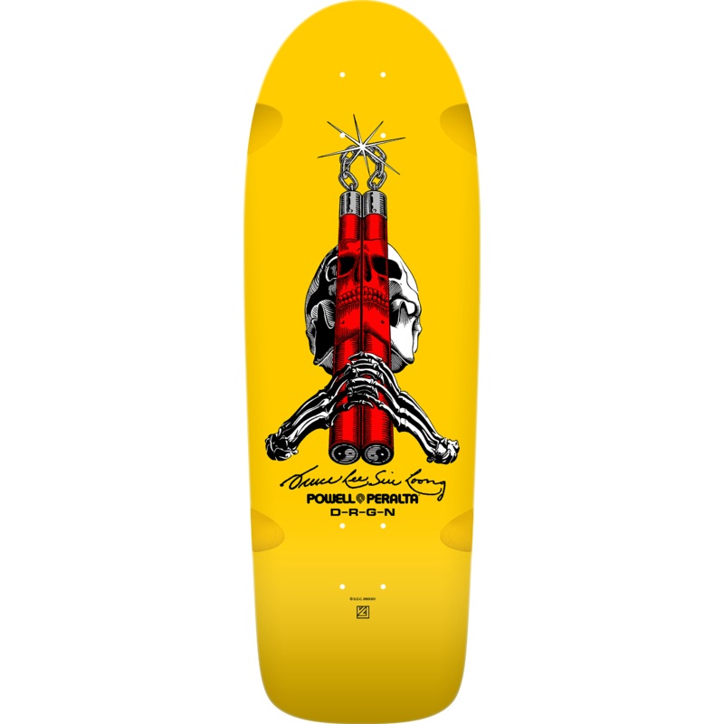 POWELL-PERALTA X BRUCE LEE SKULL AND SWORD DECK (10")