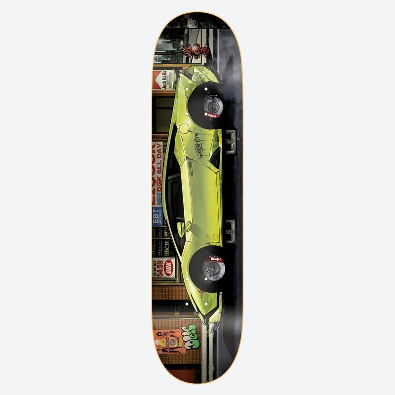 DGK Bricked Kalis Skateboard Deck - 8.06 Multi