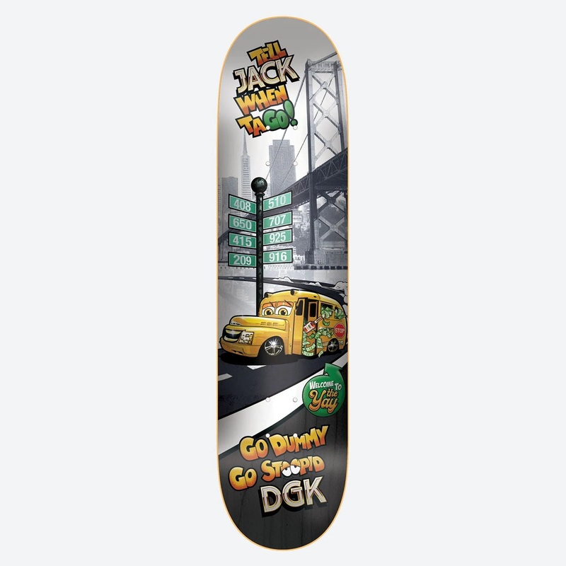 DGK Thizz Curtin Skateboard Deck - 8.25 Multi