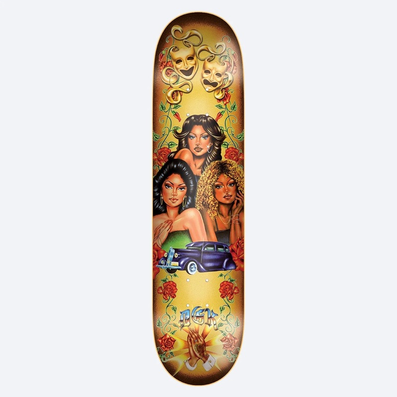 DGK x Hey Ruca Hermanas Skateboard Deck - 8.25 Multi