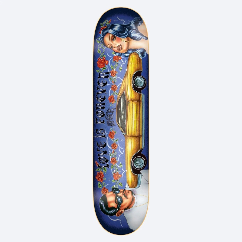 DGK x Hey Ruca The Hood Made Us Skateboard Deck - 8.06 Multi