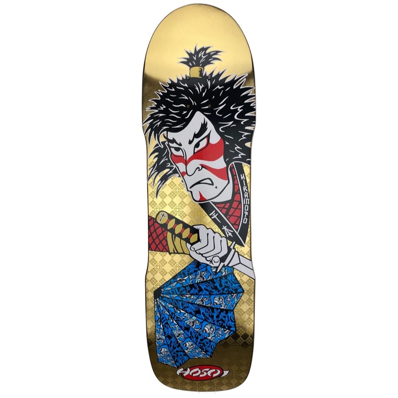 Hosoi Lonny Hiramoto Samurai Deck - 9" Gold