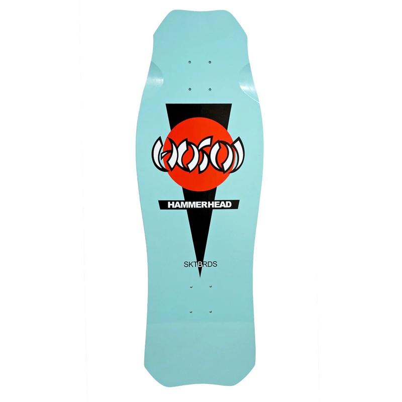 Hosoi O.G. Hammerhead Skateboard Deck - 10.5 Turquoise
