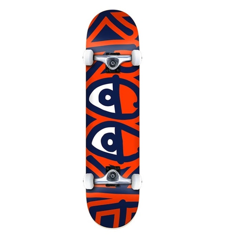 Krooked Bigger Eyes Skateboard Complete 8.0 - Red