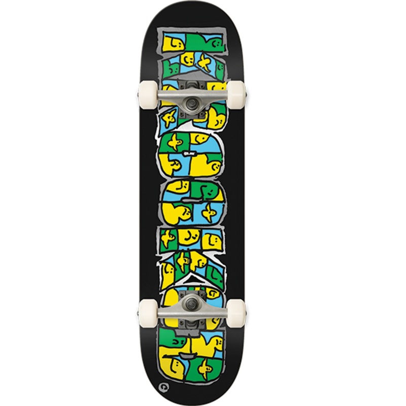 Krooked Gathering Skateboard Complete - 7.3 Black