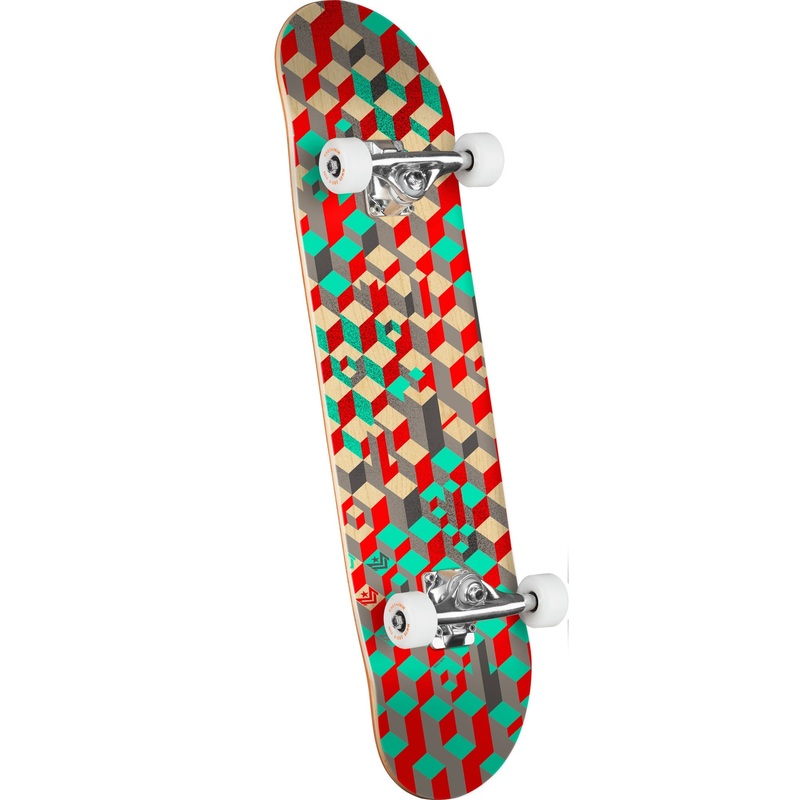 Mini Logo Birch Skateboard Assembly Pattern Blocks - 8.0