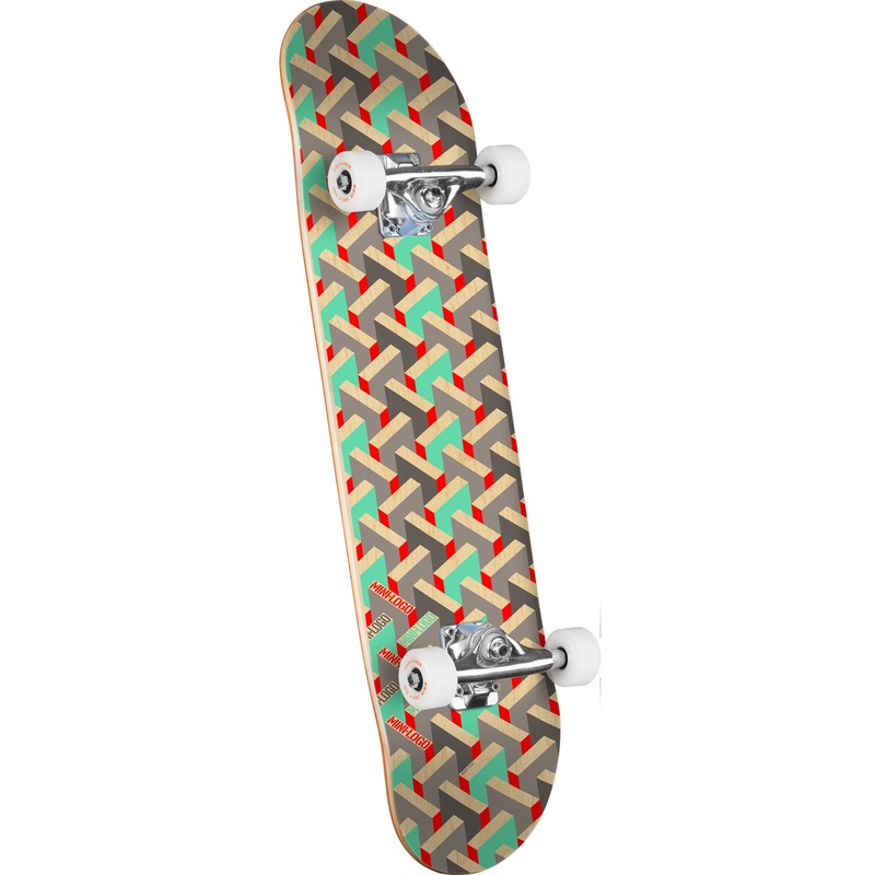 Mini Logo Birch Skateboard Assembly Pattern Maze - 8.25