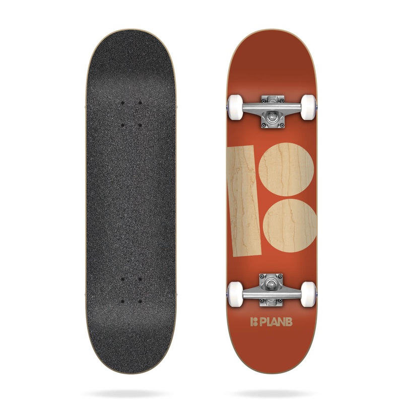 Plan B Corner Stained Mini Complete Skateboard - 7.25