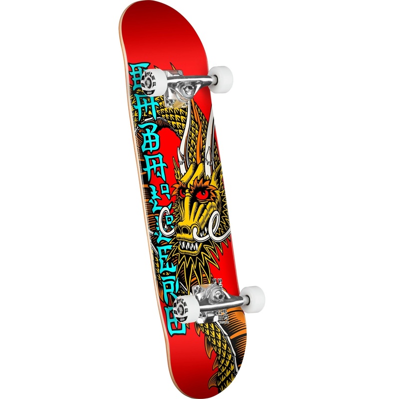 Powell Peralta Cab Ban This Birch Skateboard Complete - 8.25 Red
