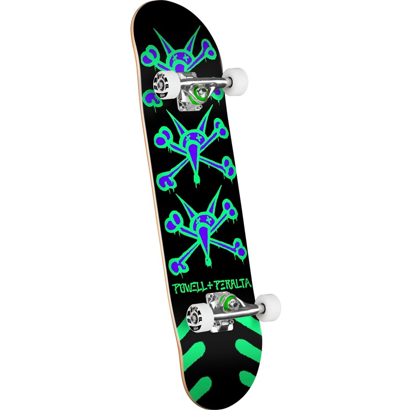 Powell Peralta Vato Rats Birch Skateboard Complete - 7 Black/Green