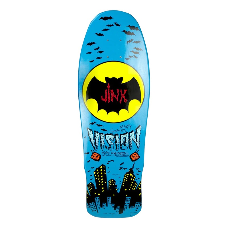 Vision Jinx Mini Skateboard Deck - 9.5 Blue