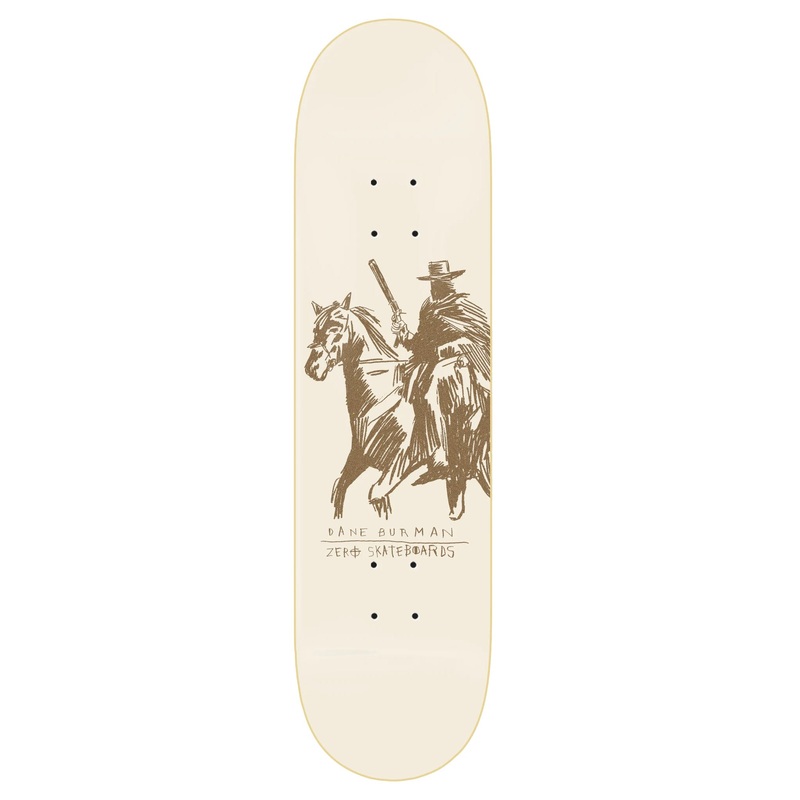 Zero Burman Urban Villains Skateboard Deck - 8.25"