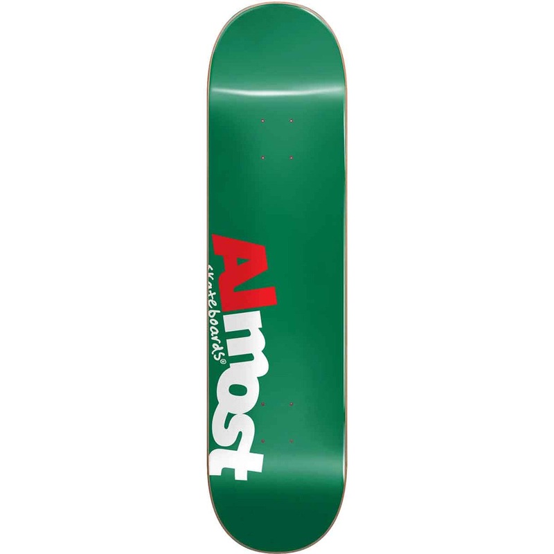Almost Most HYB Skateboard Deck - 8.5 Green