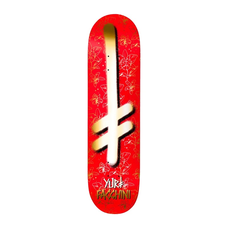 Deathwish Yuri Facchini Gang Logo Orchids Skateboard Deck - 8.25