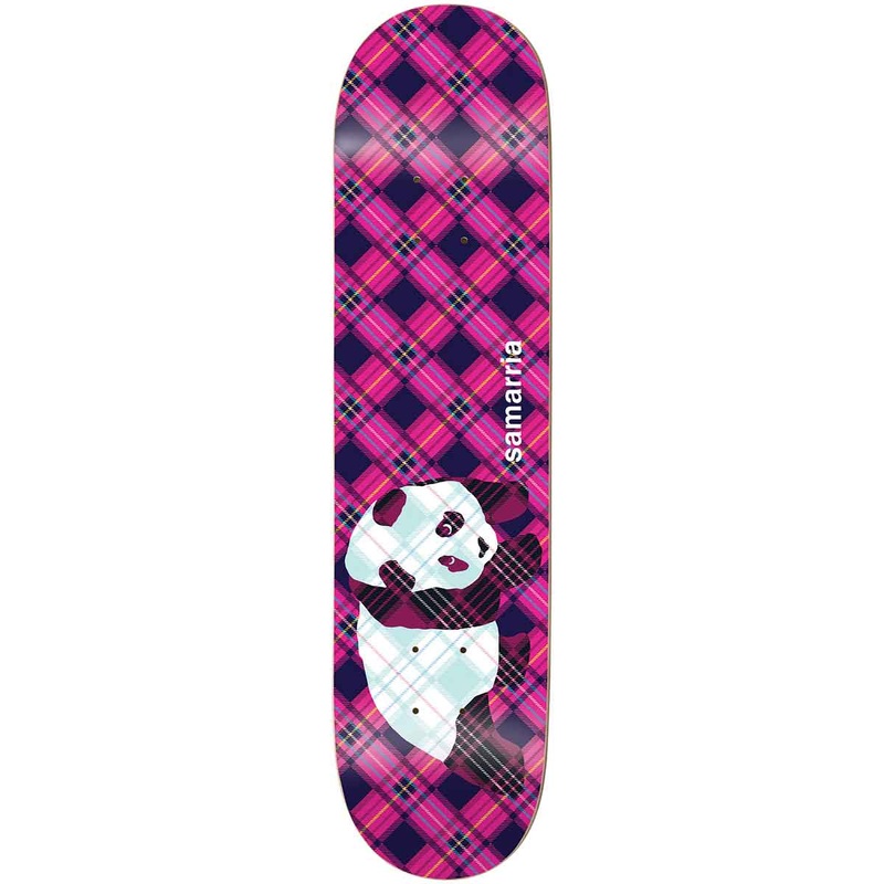 Enjoi Samarria Plaid Panda Super Sap R7 Skateboard Deck - 8.0
