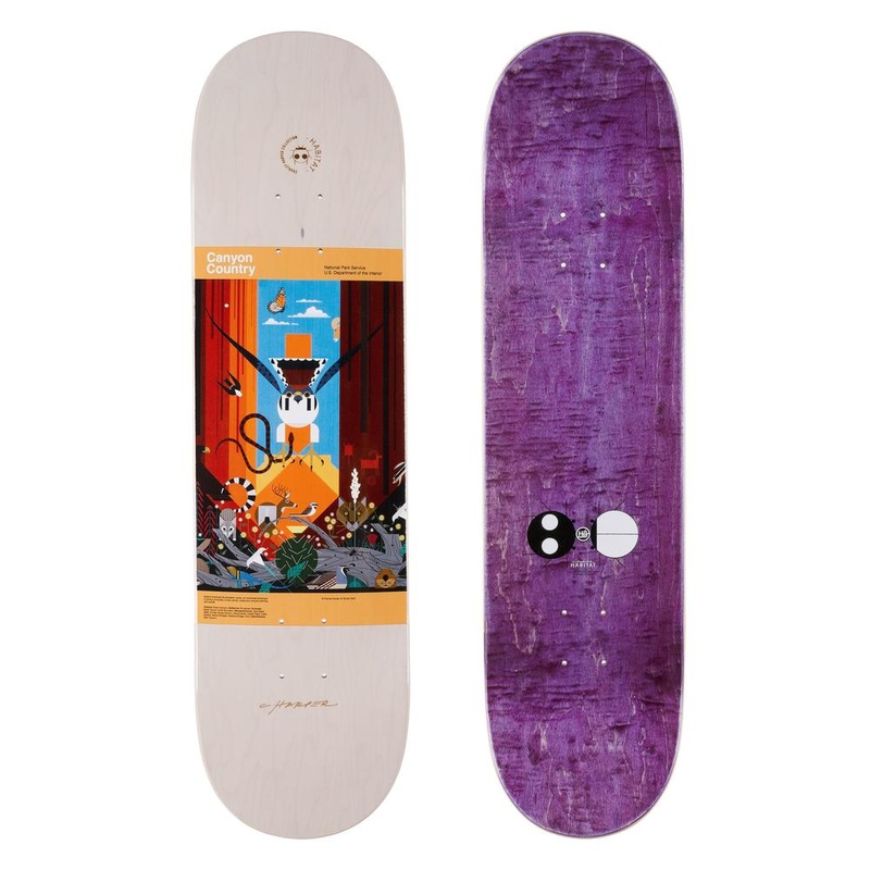 Habitat Harper Canyon Country Skateboard Deck - 8.25