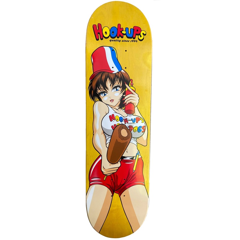 Hook-Ups Hot Dogs Skateboard Deck - 8.5