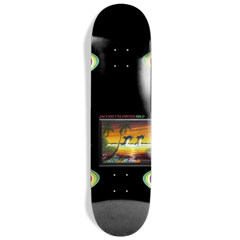 Jacuzzi John Dilo Flipper Skateboard Deck - 8.5 Black