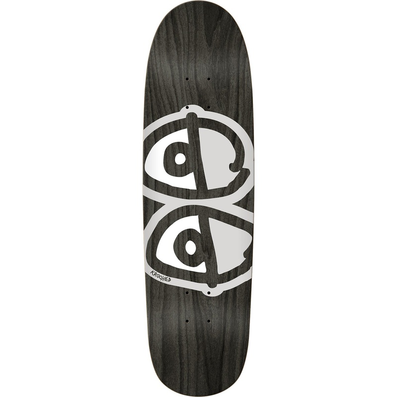 Krooked Eyes Skateboard Deck - 9.3 Assorted Colors