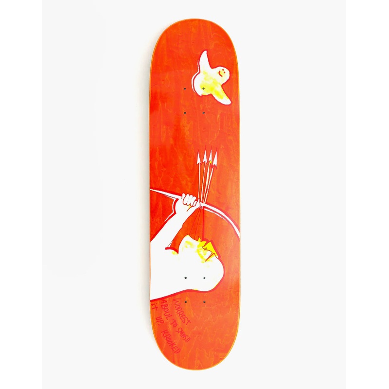 Krooked Worrest Archur Skateboard Deck - 8.06 Red
