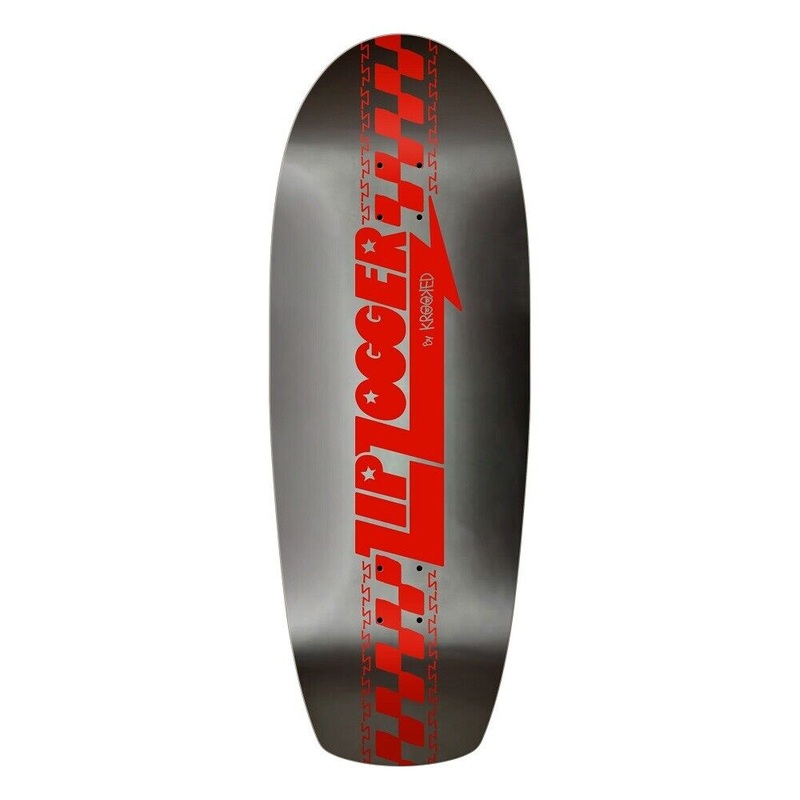 Krooked Zip Zogger Skateboard Deck - 10.75 Black Foil
