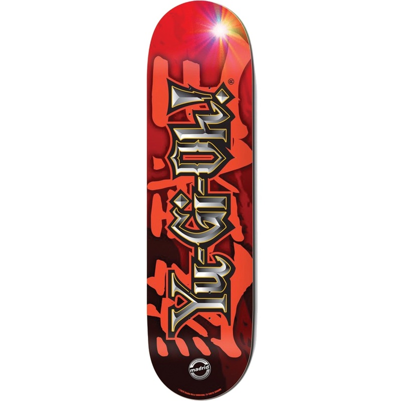 Madrid X Yu-Gi-Ho! Logo Skateboard Deck - 8.5