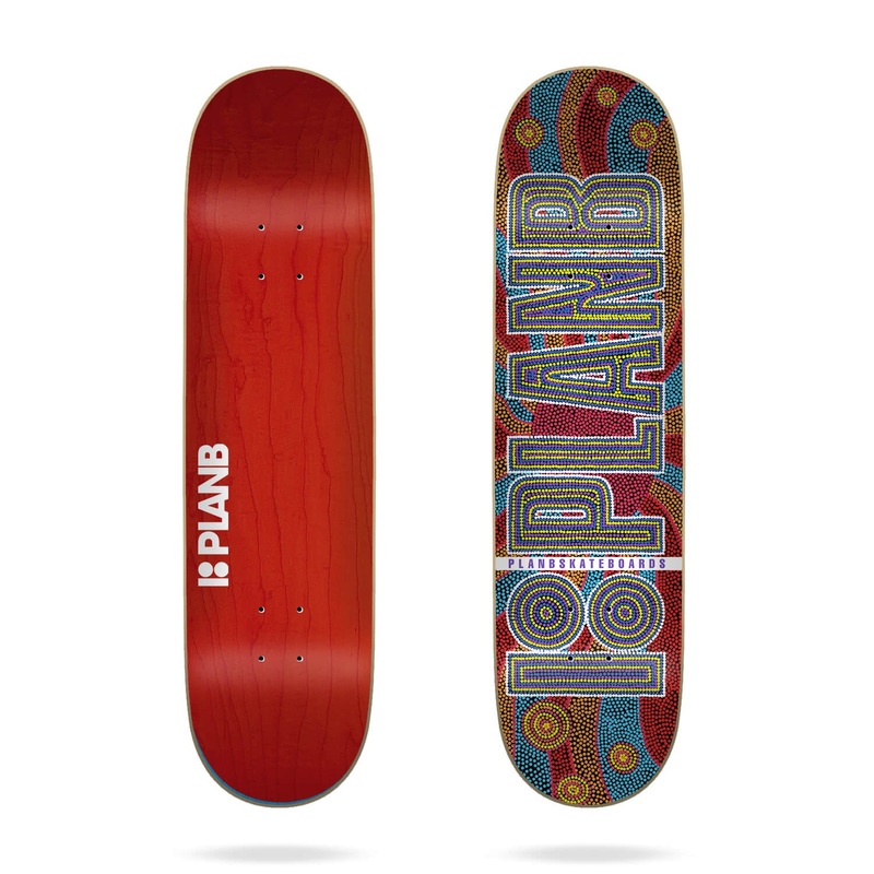 Plan B Aboriginal Skateboard Deck - 8.25