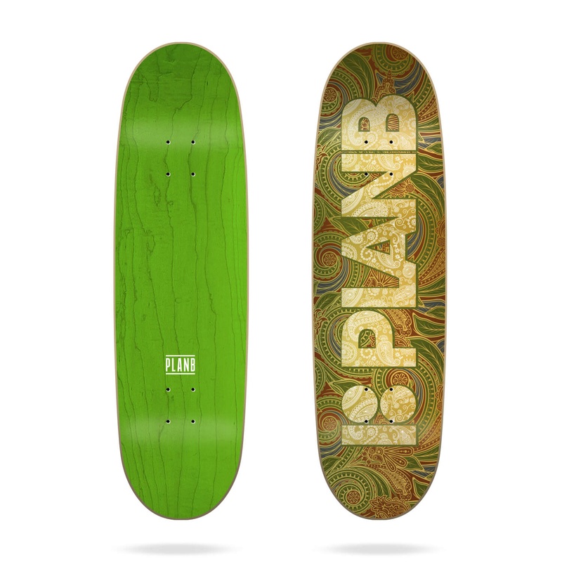 Plan B Paisley 01 Skateboard Deck - 8.75