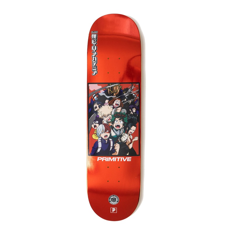 Primitive My Hero Academia Skateboard Deck - 7.75 Red