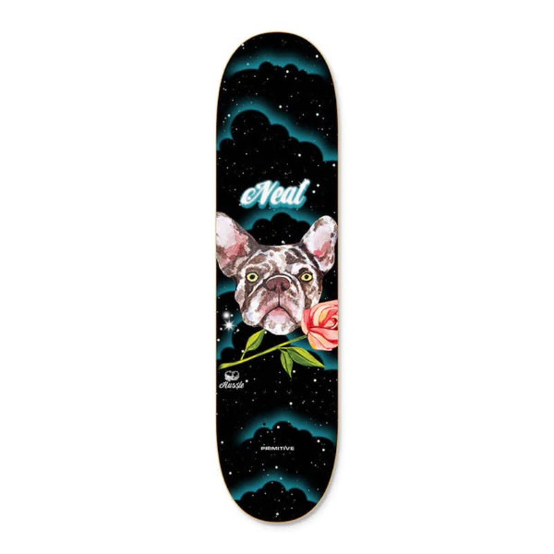 Primitive Neal Hussle Skateboard Deck - 8.25 Black