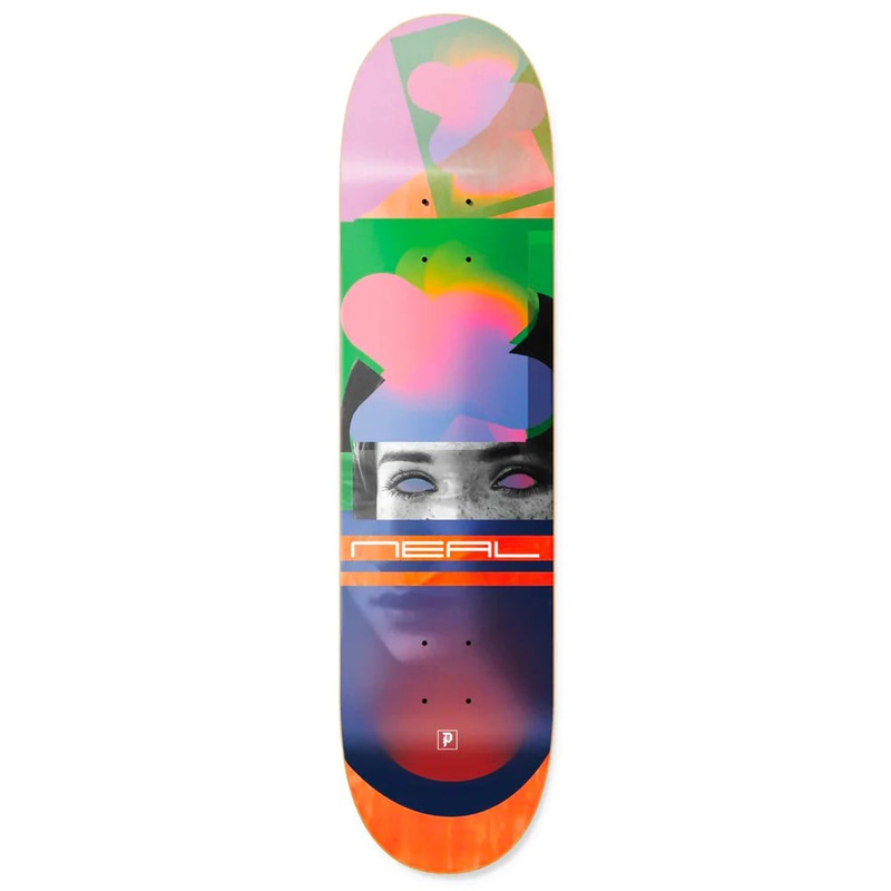 Primitive Robert Neal Eyes Skateboard Deck  - 8.25 Orange