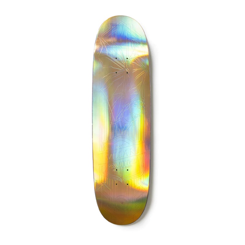 Primitive Villani Holofoil Bat Skateboard Deck - 8.75 Gold