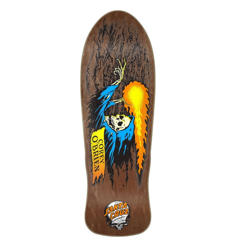 Santa Cruz O'Brien Reaper Reissue Skateboard Deck - 9.84