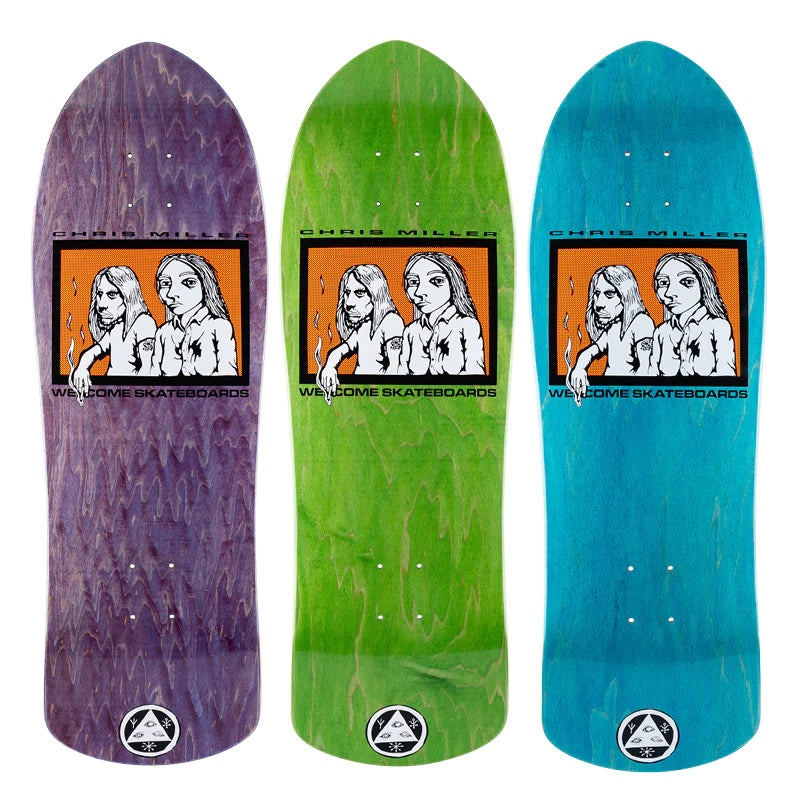 Welcome Chris Miller Couple on Crossbone Deck  - 10 Various Stains