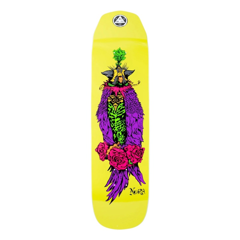 Welcome Peregrine On Wicked Queen Deck - 8.125 Yellow