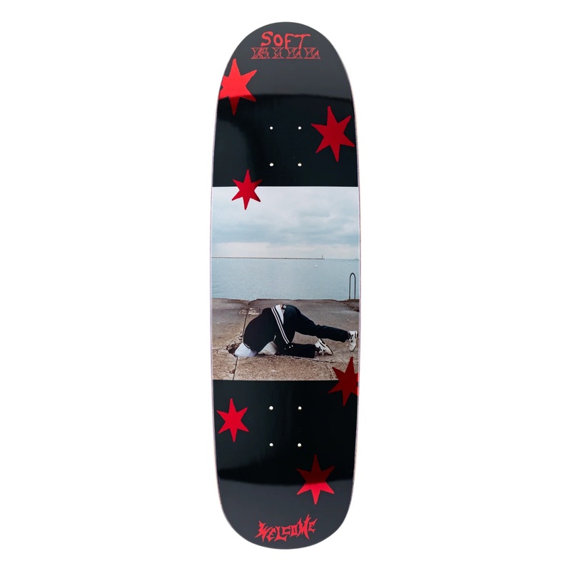 Welcome Soft Kill Canary Yellow on Atheme Deck - 8.8 Red Foil