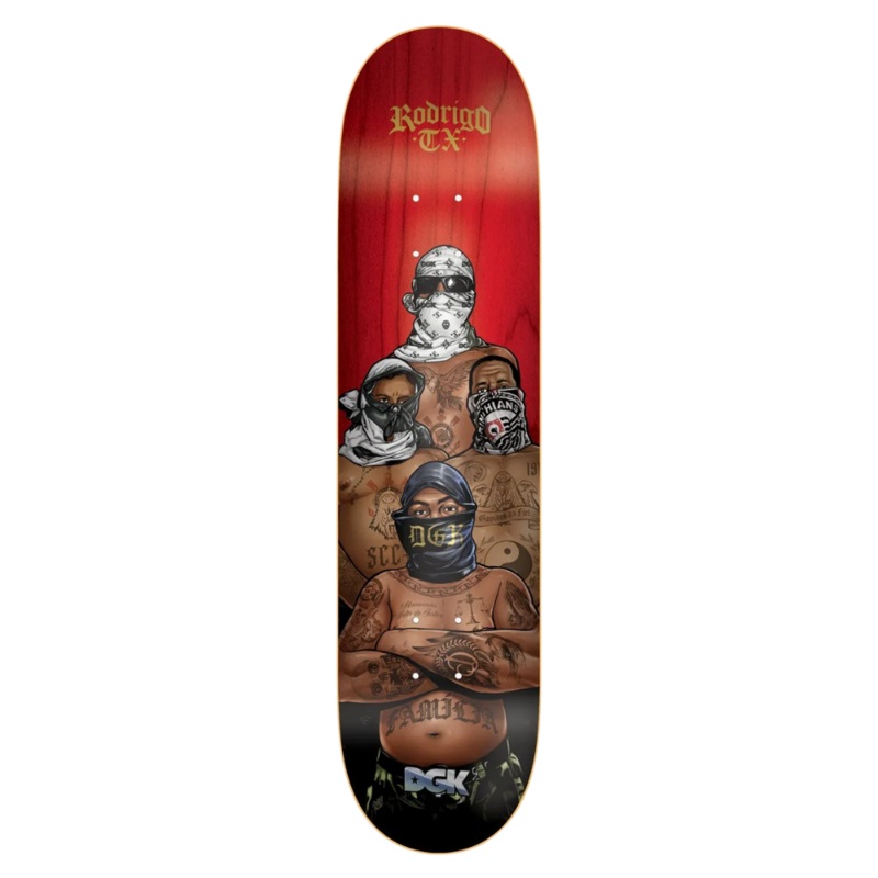 DGK Fiel TX Skateboard Deck - 8.1 Multi
