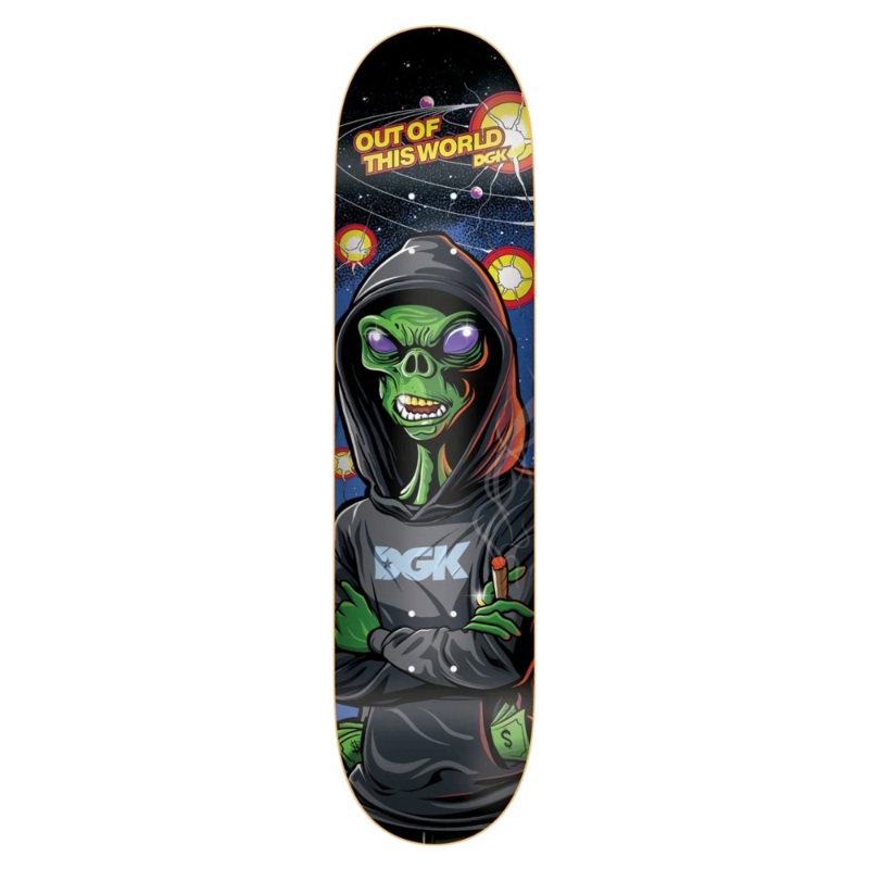 DGK Out of this World Skateboard Deck - 8.5 Multi