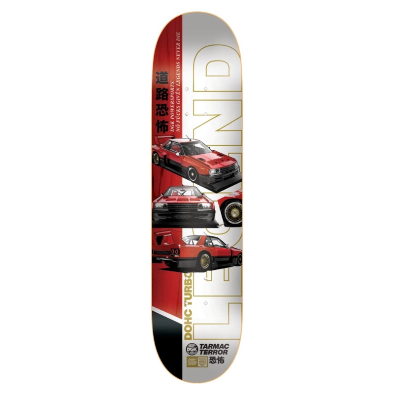 DGK Tarmac Terror Skateboard Deck - 8.38 Multi